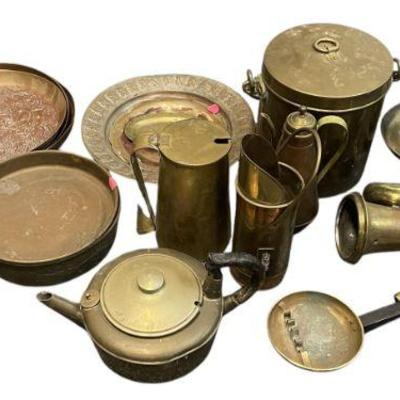 DEALER'S LOT - ANTIQUE/VINTAGE BRASS & COPPER
