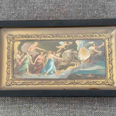 Vintage Framed Angelic Print
