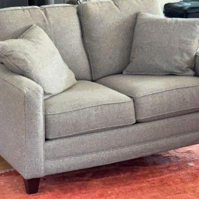 Bassett Furniture Gray Loveseat
