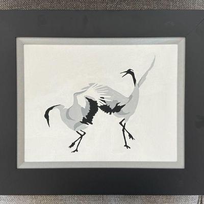 Acrylic On Canvas “2 Cranes”
Made by local West Brookfield Artist 