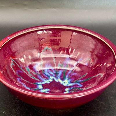 Signed Ceramic Pottery Bowl
