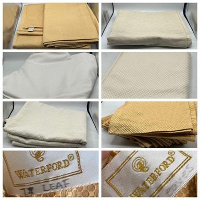 Table Linens ft. Luxury Waterford Golden Pearl

