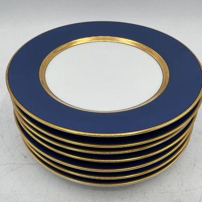 (7) 6.5” Fitz And Floyd Renaissance Dessert Plates
