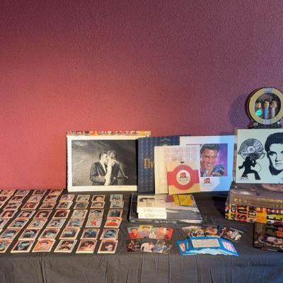 ELVIS COLLECTABLES- Full Set 66 Elvis Fact Cards- Have Multiples Of All Cards Except
