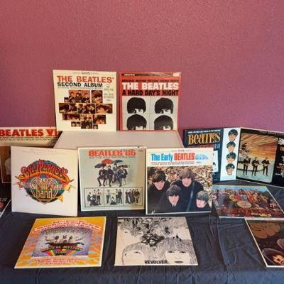 12 Beatles Records & 2 Remakes By Other Artists- Something New,Beatles’65, A Hard Days Night & More