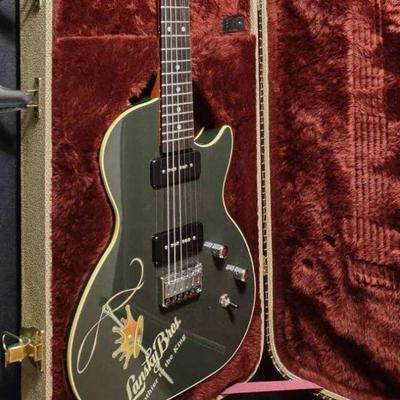 St. Blues Green Electric Guitar & Case