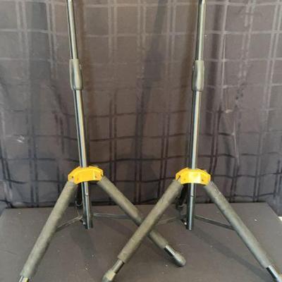 2 Hercules Guitar Stands Stationary Necks, Adjustable