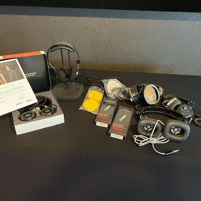 Collection Of Headphones & Accessories: Grado SR80e Prestige Series, Koss, AudioQuest, Archer

