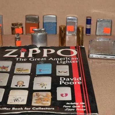 Zippo Lighters with collectors book