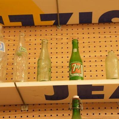old soda bottles