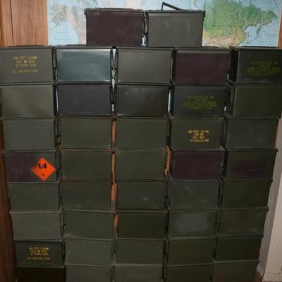 Hundreds of ammo boxes!