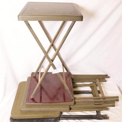 military tv tables card trays