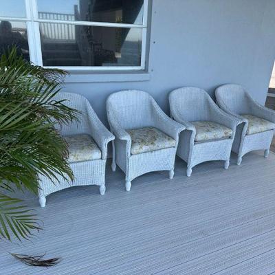Wicker Arm Chairs