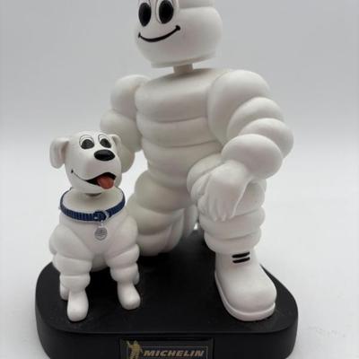 Bibendum (Michelin Man) & Bubbles Bobbleheads