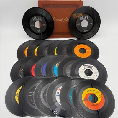 20 Vintage 45 Records + Albums	