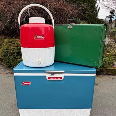 Vintage Coleman Camping Set-up – Classic 1970s - Fabulous Condition