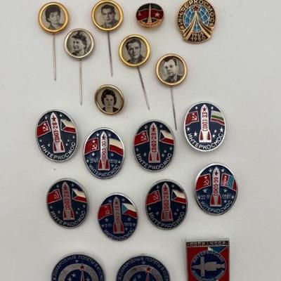 Large Soviet/CCCP Group of Pins – #10	