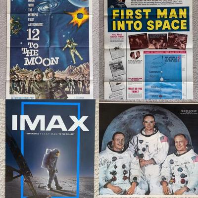 First Men on the Moon - Real and Fictional