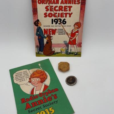 	Orphan Annie Secret Society Member Decoders – 1935 & 1936