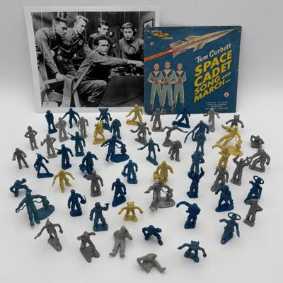 Tom Corbett Patrol Large Group of Figures/EP/Photo