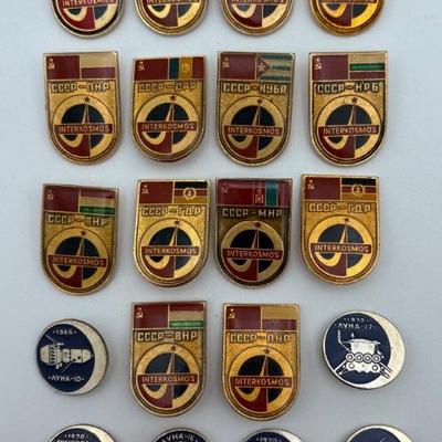 Large Soviet/CCCP Group of Pins – #7	