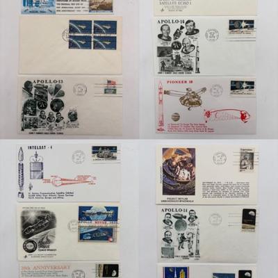 USPS First Day of Issue Envelopes - Flight/Space Landmarks