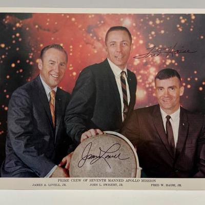 Apollo 13 Crew Portrait - Signed by James Lovell & Fred Haise