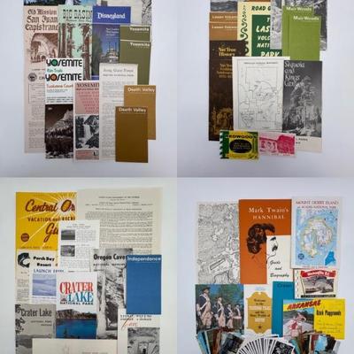 Vintage Travel Files (CA/MT/MA/MO/MA/OR/PA/DC)	