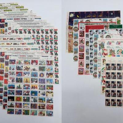 Vintage USPS Christmas Stamps/Christmas Seals