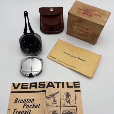 Vintage Brunton Pocket Transit