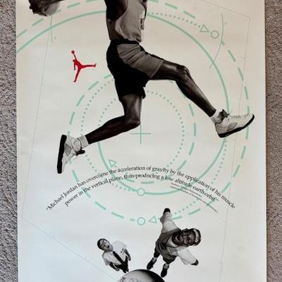 Michael Jordan “Air Jordan” Poster from Nike