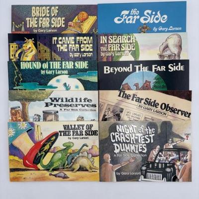 10 Far Side Books - Almost Like New
