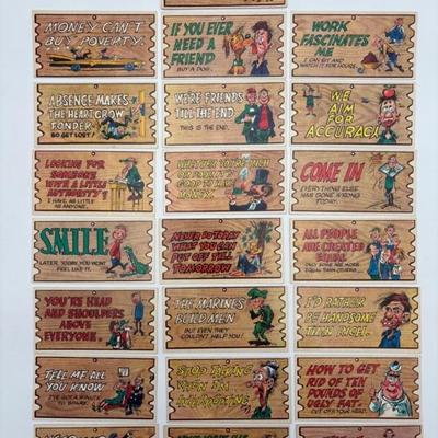 TOPPS Wacky Plaks – 1959	