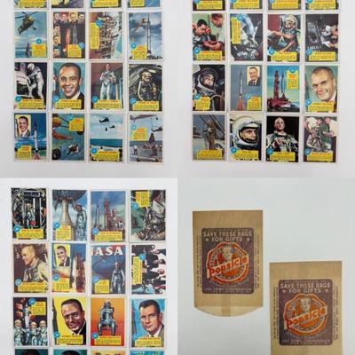 Popsicle Space Cards – Blue & Grey Backs – 1963