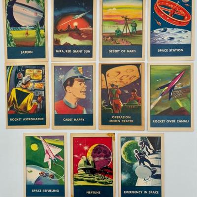 Vintage Space Patrol Cards – Gorgeous Graphics!