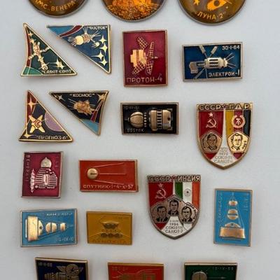 Large Soviet/CCCP Group of Pins - #1