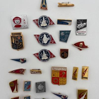 Large Soviet/CCCP Group of Pins – #6
