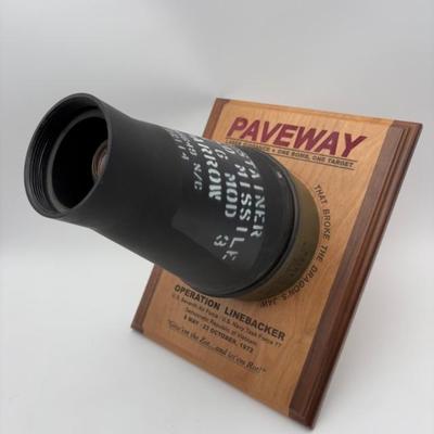 Laser Guided Missile Sparrow Plaque - Vietnam War