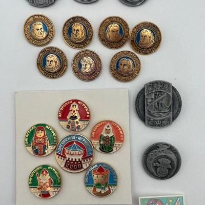 Large Soviet/CCCP Group of Pins – #11	