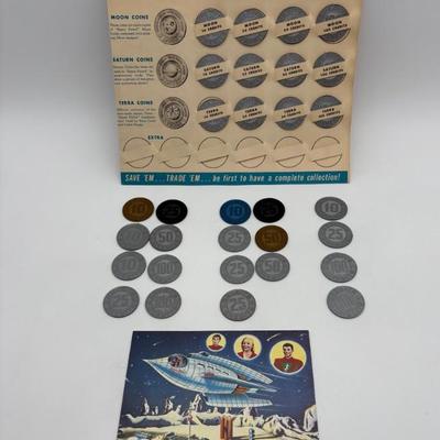 Space Patrol Interplanetary Coins – Complete Set + Bonus