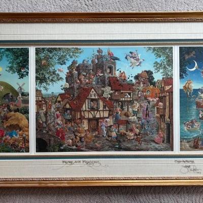 Original Signed Art Print – James C. Christensen +
