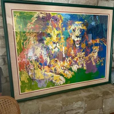 Leroy Neiman Lion Serigraph
Edition of 300