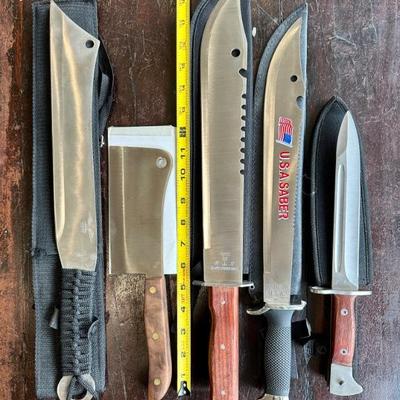 Sekizo, Quarry Stone knife, USA Saber, Stainless China