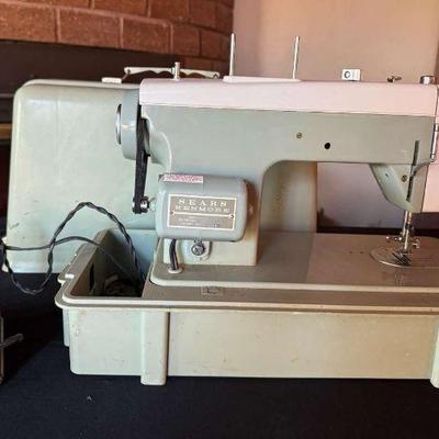 Ha177 vintage sears kenmore sewing machine
