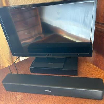 Ha103 samsung 24 tv monitor and bose tv speaker