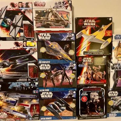 Boxed Star Wars battelships
