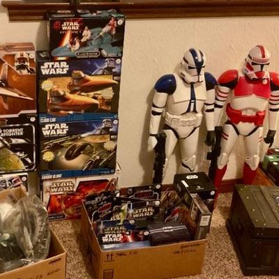 Large Star Wars action figures