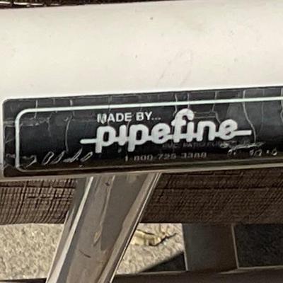 Label on patio furniture