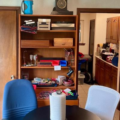 Dresser with bookshelf