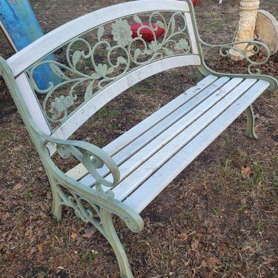 Metal bench 